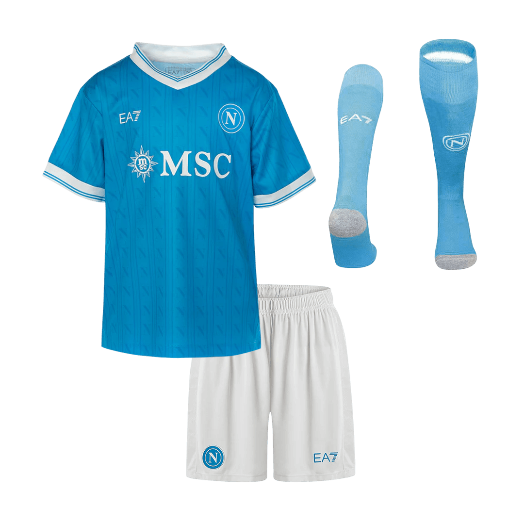 Napoli 2025/26 Koti Lasten t?ydellinen peliasu