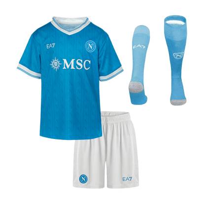Napoli 2025/26 Koti Lasten t?ydellinen peliasu