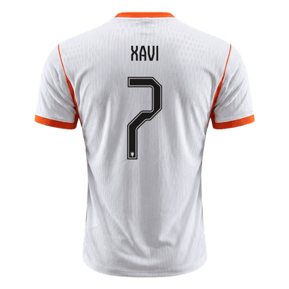 Netherlands World Cup 2026 Vieras Pelipaita (Player Version) Miesten XAVI #7 - kuva 8
