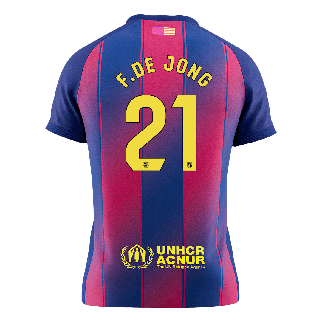 Barcelona 2025/26 Koti Pelipaita Miesten F.DE JONG #21 - kuva 9