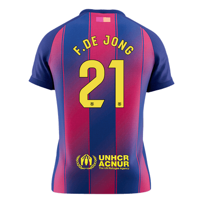Barcelona 2025/26 Koti Pelipaita Miesten F.DE JONG #21 - kuva 9