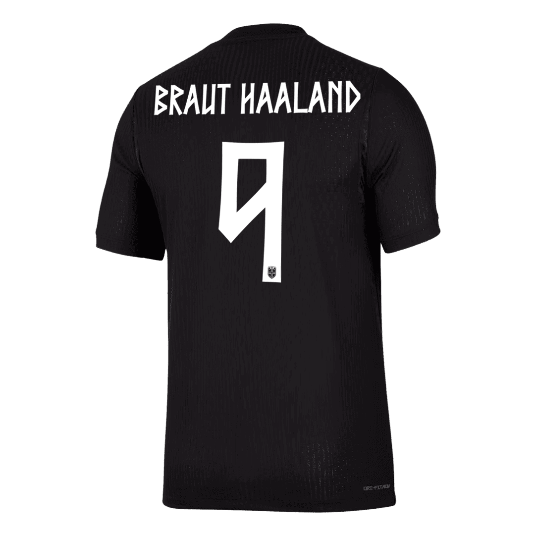 Norway World Cup 2026 Vieras Pelipaita (Player Version) Miesten BRAUT HAALAND #9 - kuva 3