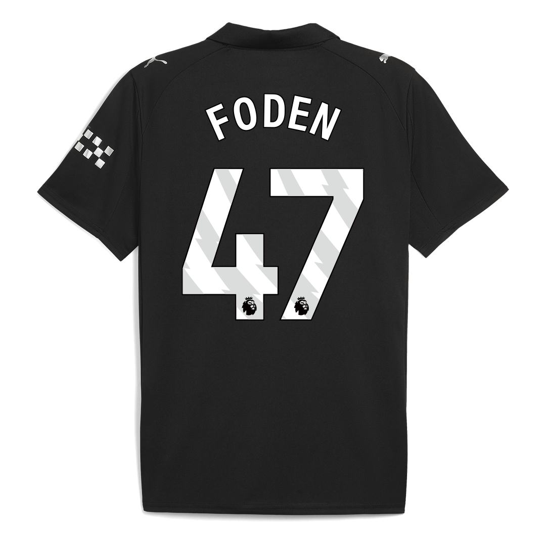 Manchester City 2025/26 Vieras Pelipaita Miesten FODEN #47 - kuva 8