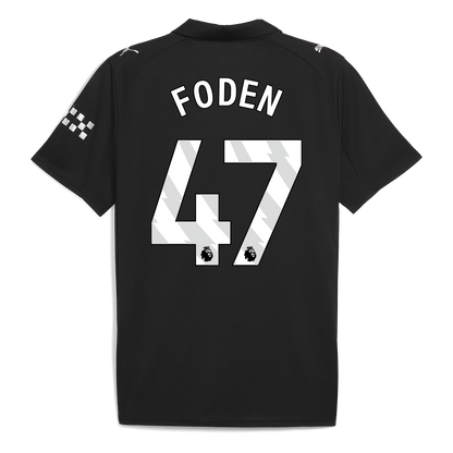 Manchester City 2025/26 Vieras Pelipaita Miesten FODEN #47 - kuva 8