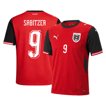 Austria World Cup 2026 Koti Pelipaita Miesten SABITZER #9