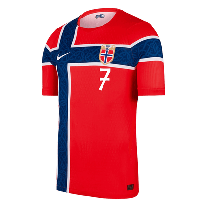 Norway World Cup 2026 Koti Pelipaita (Player Version) Miesten S?RLOTH #7 - kuva 2