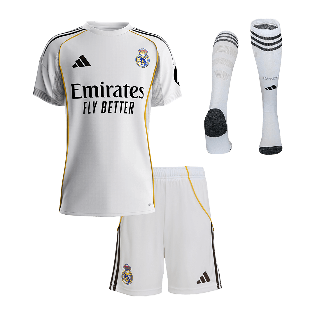 Real Madrid 2025/26 Koti Lasten t?ydellinen peliasu [PREMIUM]