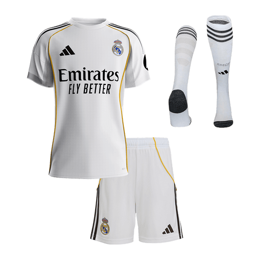 Real Madrid 2025/26 Koti Lasten t?ydellinen peliasu [PREMIUM]