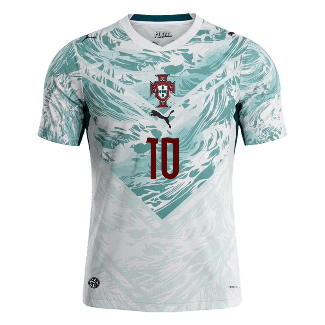 Portugal World Cup 2026 Vieras Pelipaita Miesten BERNARDO #10 - kuva 2