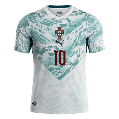 Portugal World Cup 2026 Vieras Pelipaita Miesten BERNARDO #10 - kuva 2