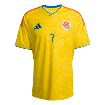 Colombia World Cup 2026 Koti Pelipaita Miesten LUIS DíAZ #7 - kuva 10