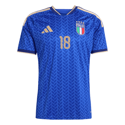 Italy World Cup 2026 Koti Pelipaita Miesten BARELLA #18 [PREMIUM] - kuva 9