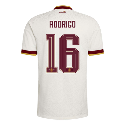 Spain World Cup 2026 Vieras Pelipaita (Player Version) Miesten RODRIGO #16 - kuva 10