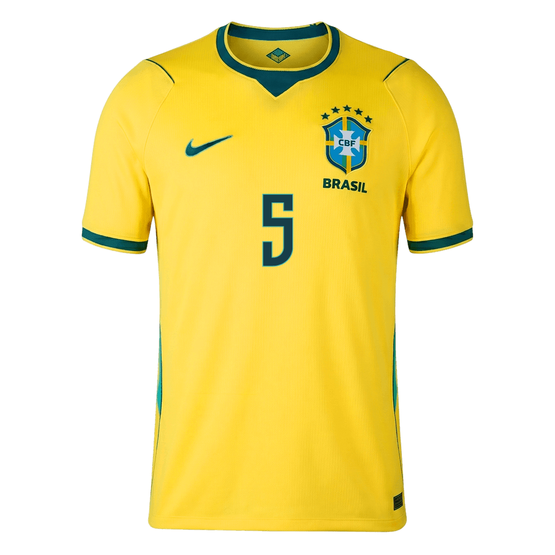 Brazil World Cup 2026 Koti Pelipaita Miesten CASEMIRO #5 - kuva 6