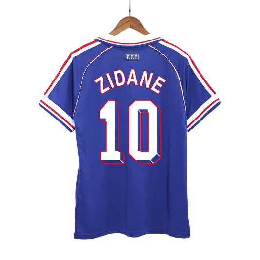 France World Cup 1998 Koti Retro -pelipaita Miesten ZIDANE #10