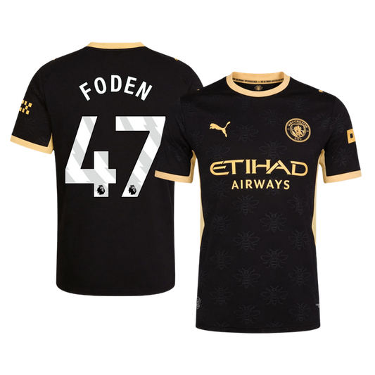 Manchester City vieraspelipaita 2026/27 – Foden #47 (pelaajaversio)