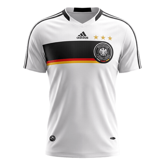 Germany 2008 Koti Retro -pelipaita Miesten