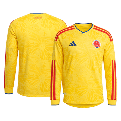 Colombia World Cup 2026 Koti Pitk?hihainen pelipaita Miesten - kuva 8