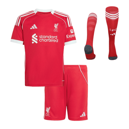 Liverpool 2025/26 Koti Lasten t?ydellinen peliasu