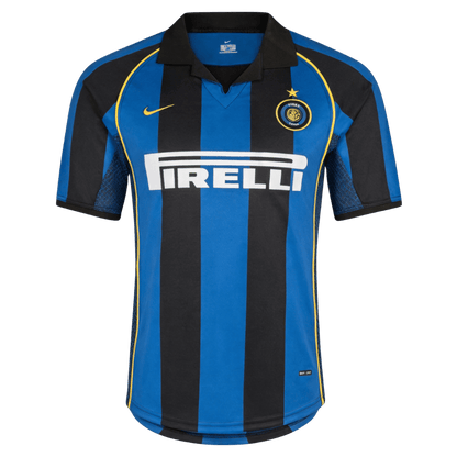 Inter Milan 2001/02 Koti Retro -pelipaita Miesten