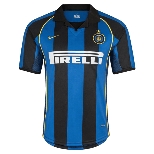 Inter Milan 2001/02 Koti Retro -pelipaita Miesten