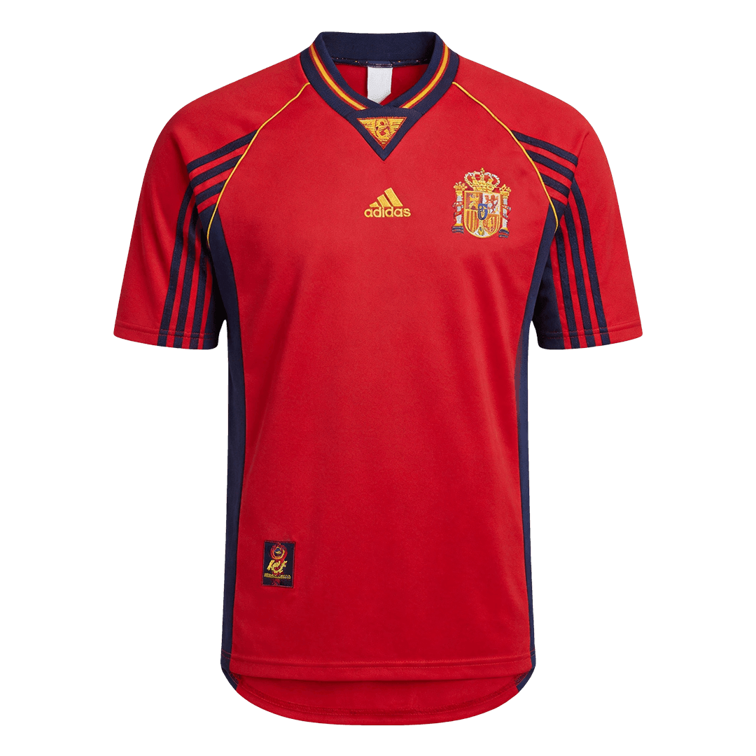 Spain 1998 Koti Retro -pelipaita Miesten