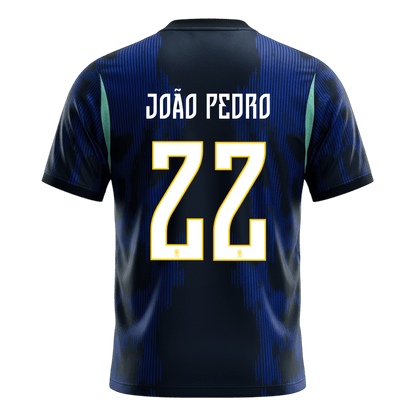 Brazil World Cup 2026 Vieras Pelipaita Miesten JO?O PEDRO #22 - kuva 9