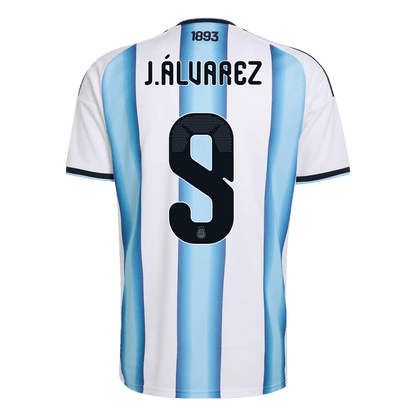 Argentina World Cup 2026 Koti Pelipaita Miesten J. ALVAREZ #9 [PREMIUM] - kuva 2