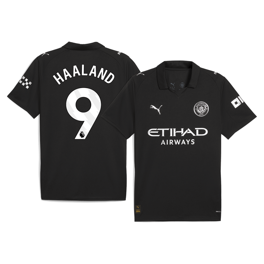 Manchester City 2025/26 Vieras Pelipaita Miesten HAALAND #9