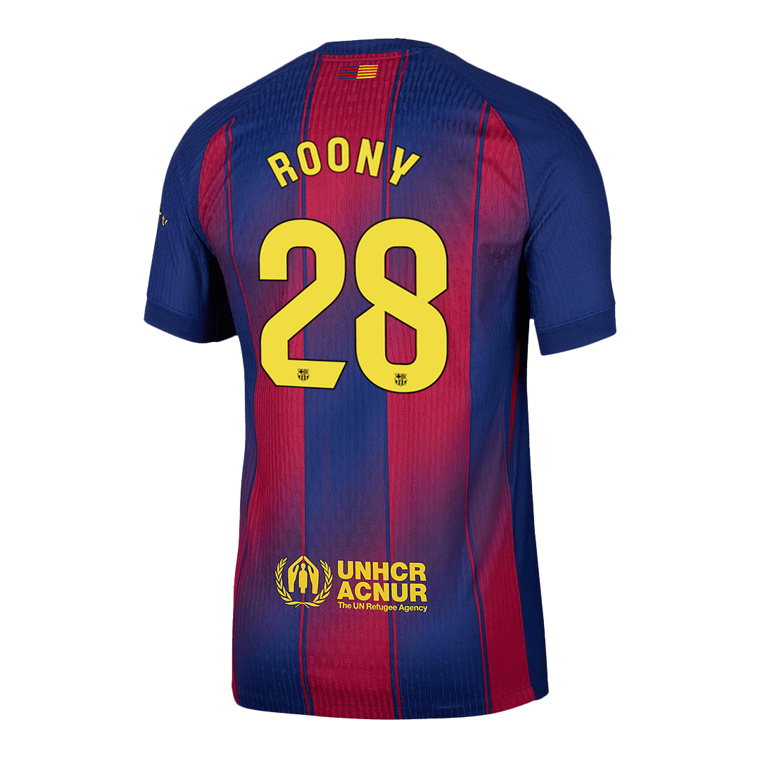Barcelona 2025/26 Koti Pelipaita (Player Version) Miesten ROONY #28 - kuva 13