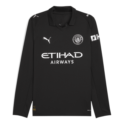 Manchester City 2025/26 Vieras Pitk?hihainen pelipaita Miesten