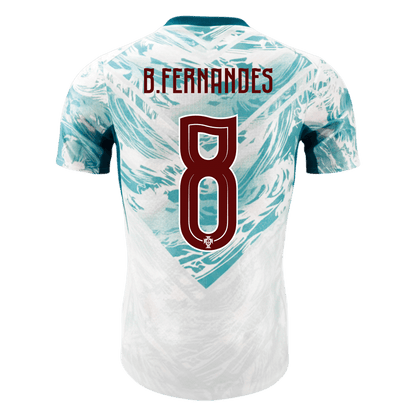 Portugal World Cup 2026 Vieras Pelipaita (Player Version) Miesten B.FERNANDES #8 - kuva 9