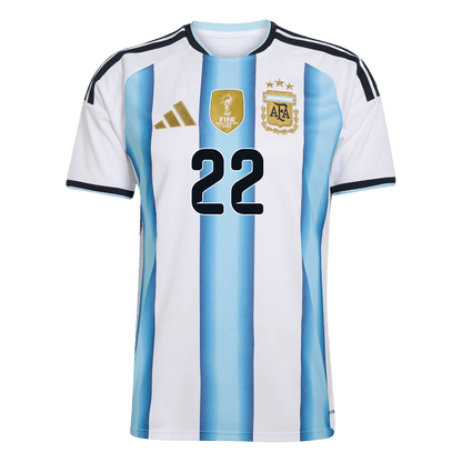 Argentina World Cup 2026 Koti Pelipaita Miesten L. MARTINEZ #22 [PREMIUM] - kuva 3