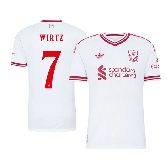 Liverpool vieraspelipaita 2026/27 UCL – Wirtz #7 (pelaajaversio)