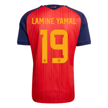 Spain World Cup 2026 Koti Pelipaita Miesten LAMINE YAMAL #19 [PREMIUM] - kuva 2