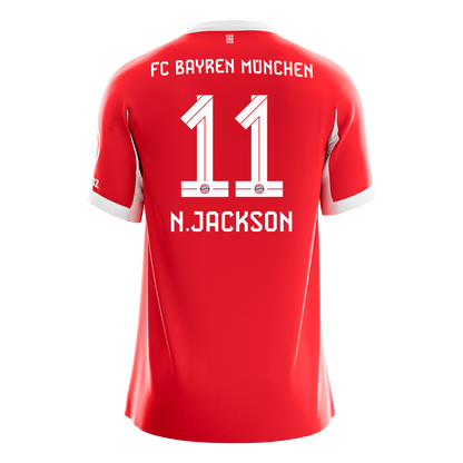 Bayern Munich 2025/26 Koti Pelipaita Miesten N.JACKSON #11 [PREMIUM] - kuva 10