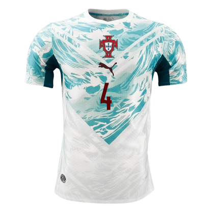 Portugal World Cup 2026 Vieras Pelipaita (Player Version) Miesten RúBEN DIAS #4 - kuva 8