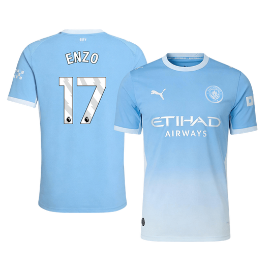 Manchester City kotipelipaita 2026/27 – Enzo #17 (pelaajaversio)