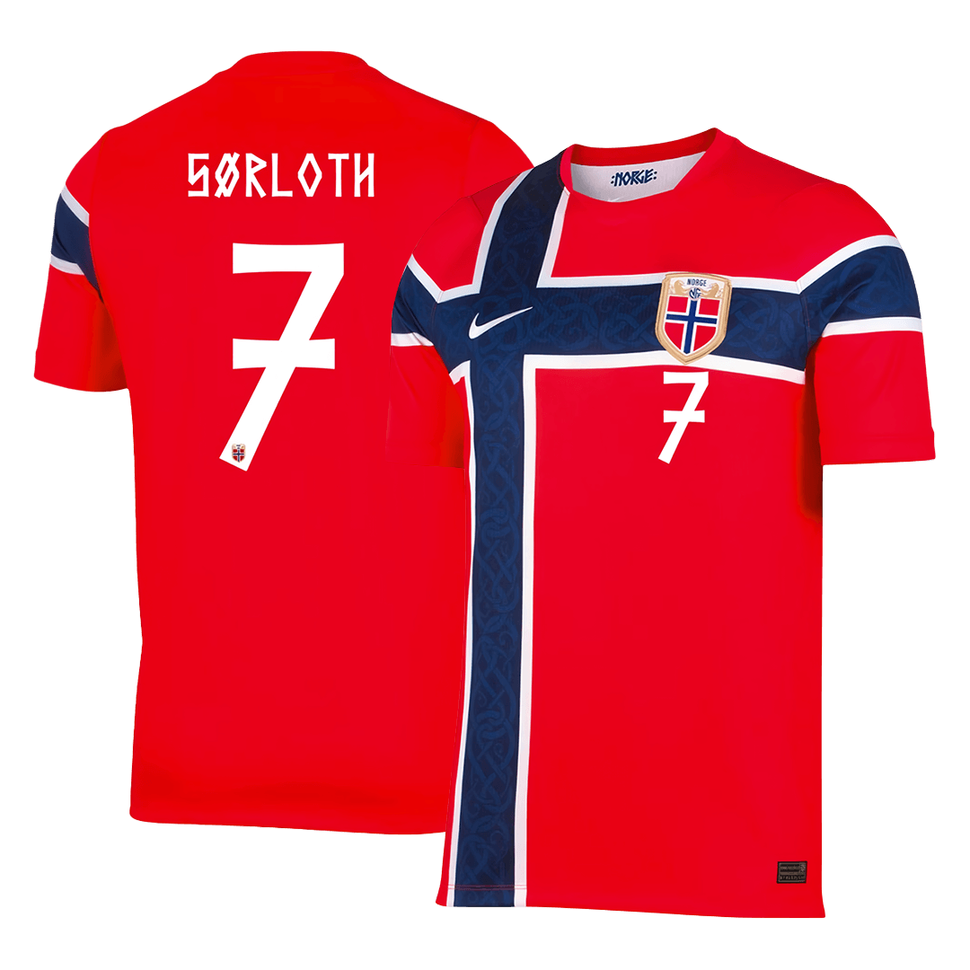 Norway World Cup 2026 Koti Pelipaita Miesten S?RLOTH #7 - kuva 2