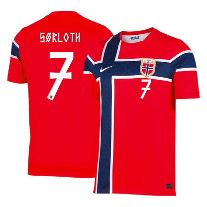 Norway World Cup 2026 Koti Pelipaita Miesten S?RLOTH #7 - kuva 2