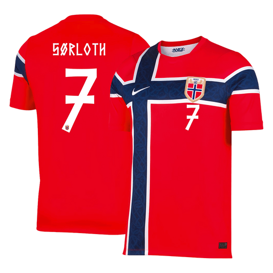 Norway World Cup 2026 Koti Pelipaita Miesten S?RLOTH #7 - kuva 2