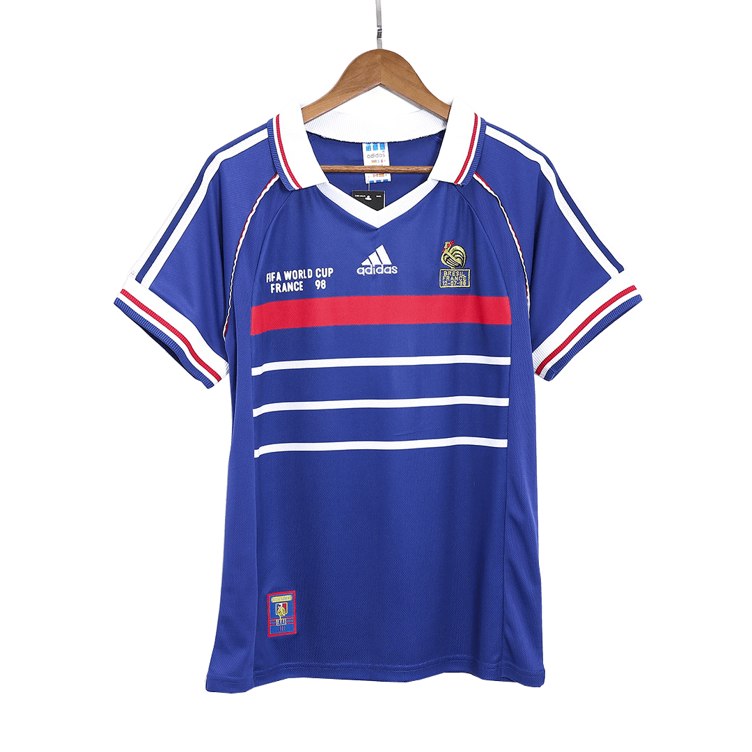 France World Cup 1998 Koti Retro -pelipaita Miesten