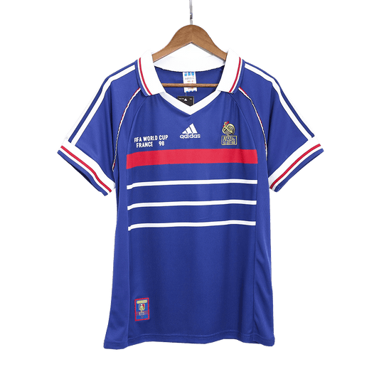 France World Cup 1998 Koti Retro -pelipaita Miesten