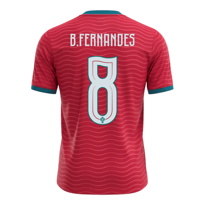Portugal World Cup 2026 Koti Pelipaita Miesten B.FERNANDES #8 [PREMIUM] - kuva 8