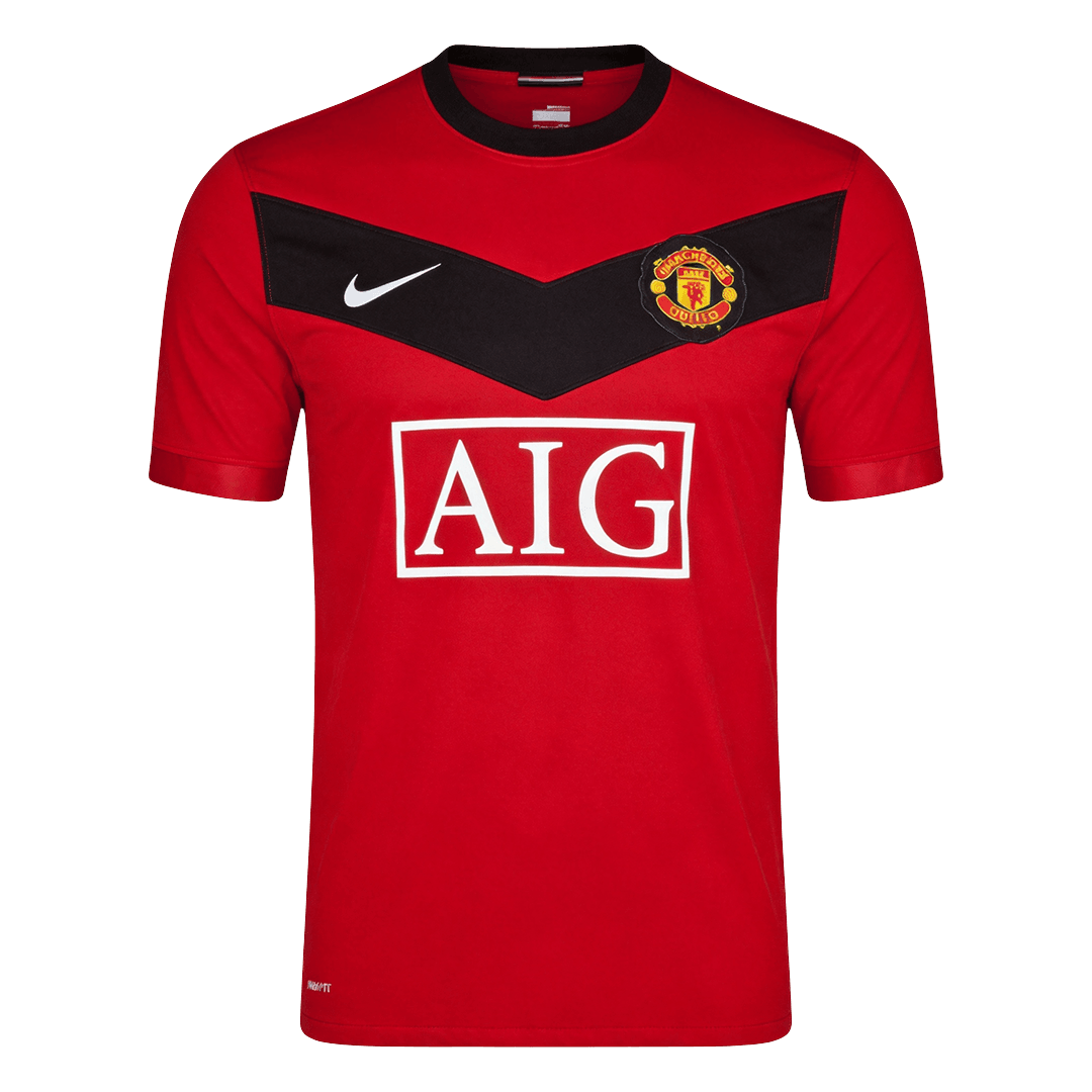Manchester United 2009/10 Koti Retro -pelipaita Miesten