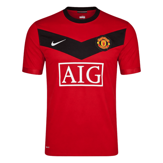 Manchester United 2009/10 Koti Retro -pelipaita Miesten