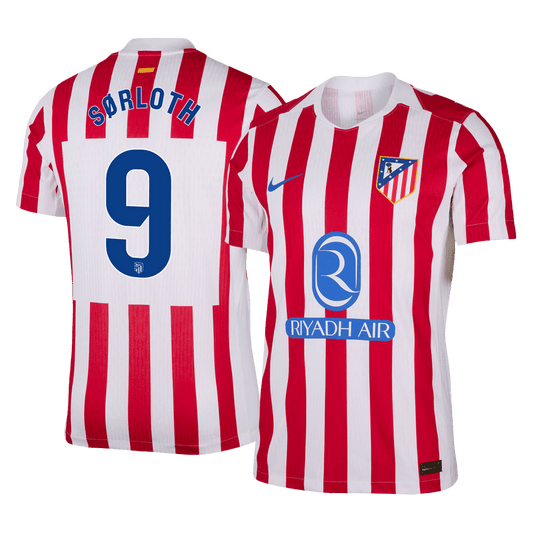 Atletico Madrid 2025/26 Koti Pelipaita (Player Version) Miesten S?RLOTH #9