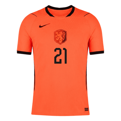 Netherlands World Cup 2026 Koti Pelipaita (Player Version) Miesten F.DE JONG #21 - kuva 9