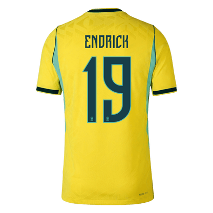 Brazil World Cup 2026 Koti Pelipaita (Player Version) Miesten ENDRICK #19 - kuva 3