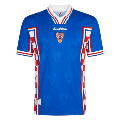 Croatia 1998 Vieras Retro -pelipaita Miesten